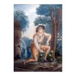 The unknown French engraving 19th century. Gardener. (ap. 1820)