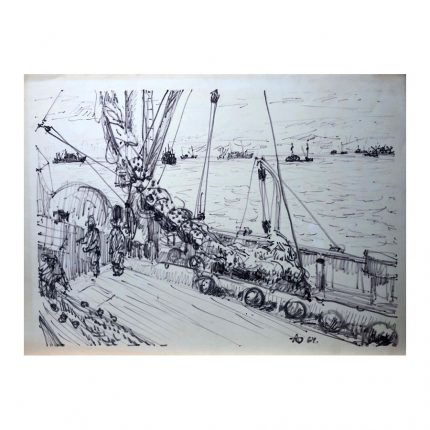 Aavik, Priidu (1905 – 1991). Fishing Vessels in African Coastal Waters. (1964)