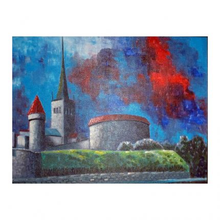 Teng, Jaan (s. 1936). Stormy Tallinn. (2000s)