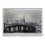 Unknown German engraver (mid-19th ) Moscau von der Kreml-Seite (mid-19th