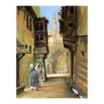 Caffi, Ippolito (Belluno, 1809 – 1866, Lissa). Old City in North Africa (19th ce