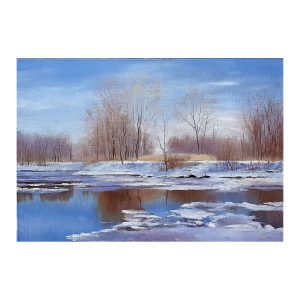 Talalaeva, Rita (b.1965). Kuressaare. Early Spring (2021)