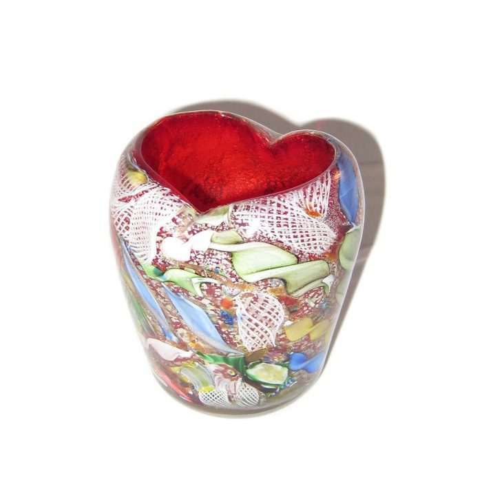 Murano Art Glass Vase AVEM Dino Martens. Incredible Large Murano