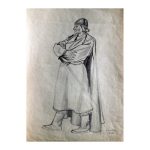 Lember-Bogatkina, Valli (1921 - 2016). Sketch for a mosaic "Oath mosa