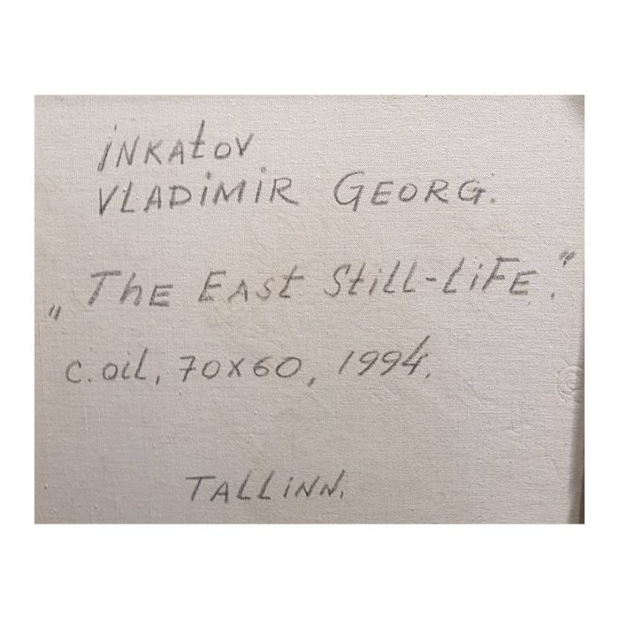 Inkatov, Vladimir (born 1946). The East- Still-Life. (1994) - Image 2