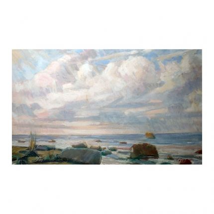 Leškin, Viktor (1914-1998). Coast and clouds. (1989)