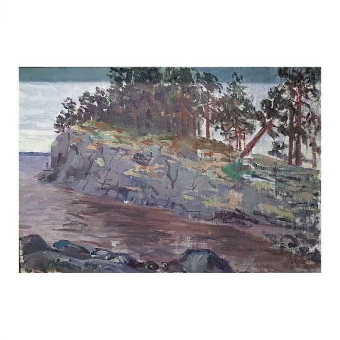 Aavik, Priidu (1905 – 1991). Rocks in Karelia. (1959).
