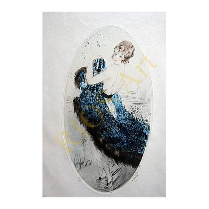 The unknown artist (early XX). Coquette. (1920 s)