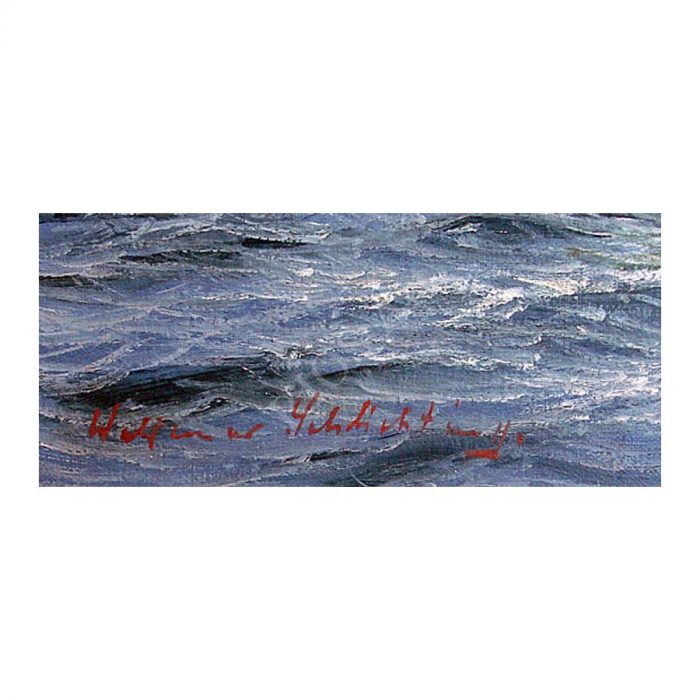 Schlihting, Waldemar (1896 – 1970). Sea Landscape. (1940 – 50s) — изображение 2