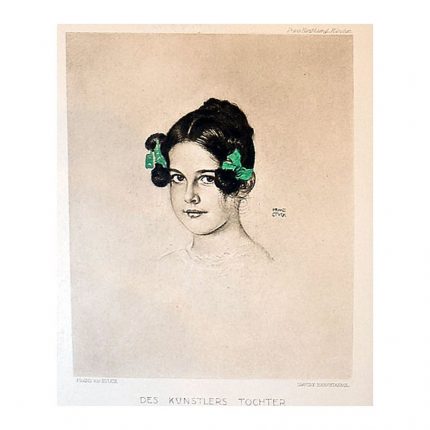 Styck, Franz von (1863 – 1928). Portrait of Marie Stuck (1906)