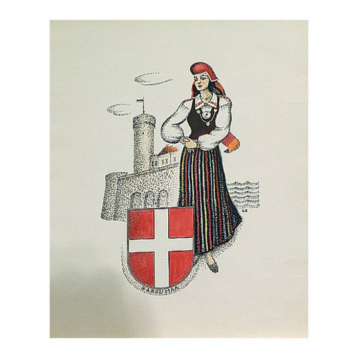 Sööt, Richard (1903-2002) Estonian Folk Costumes and Coats of Arms. (1944) — изображение 3
