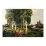 Heydendahl, Friedrich Joseph Nicolai (1844 – 1906). Birches. (1890s)