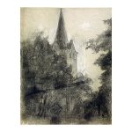 Piepenberg, Karin (1891 – 1970). View of the Church (1913)
