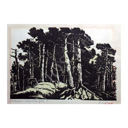 Lepp, Esko (1906-1977) Forest edge. (1967)