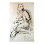 Kaljo, Richard (1914 – 1978). Lying Nude. (1960)