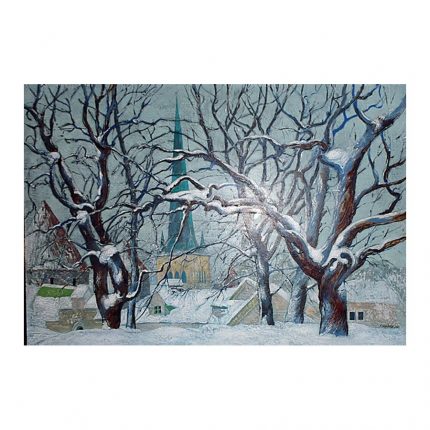 Strahhov, Anatoli (born 1946). Winter. Mountain Kisses. (2011)