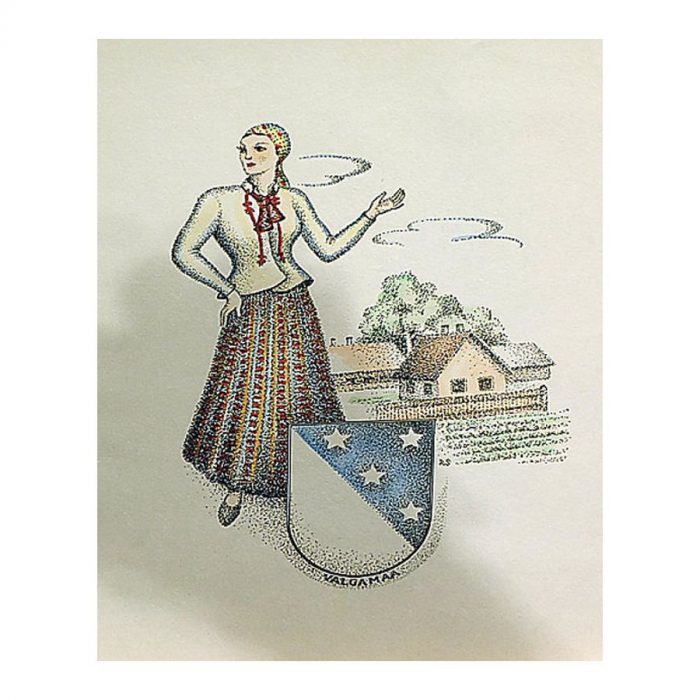 Sööt, Richard (1903-2002) Estonian Folk Costumes and Coats of Arms. (1944) — изображение 11
