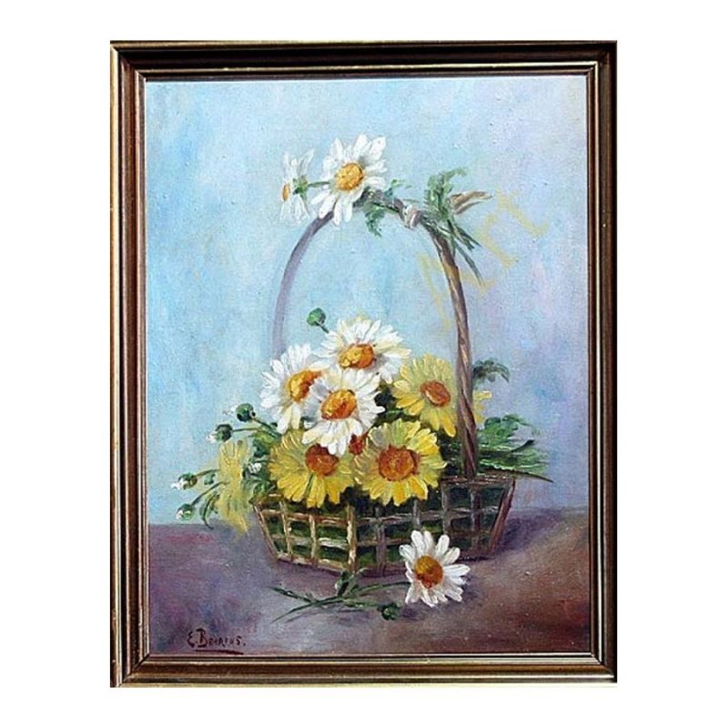 Behrens, Georg von (1893 – 1939).Basket of flowers. (1940 - 50s)