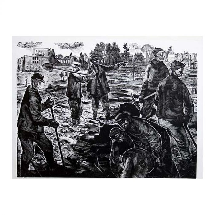 Kaljo, Richard (1914-1978). Restoration. (1945). Kaljo, Richard (1914-1978). Restoration. (1945).