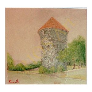 Kummits, Nikolai (1897-1944). The Town Wall Tower. (1930s)