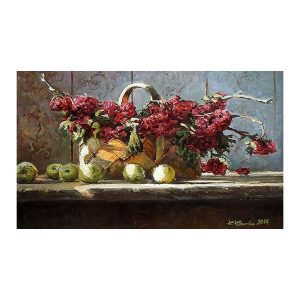 Kachan, Konstantin (born 1950). Still Life with Red Rowan. (2014)