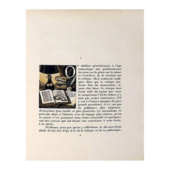 Wiiralt, Eduard (1898 - 1954). "Le musee` romantique" Critiques et essayistes – Bild 3