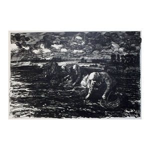 Kaljo, Richard (1914-1978). Collecting a Potato (1947)