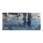 Schmidt – Franken, Maria (1888 – 1958) Maastik jõega (1930. aastad) - Image 2