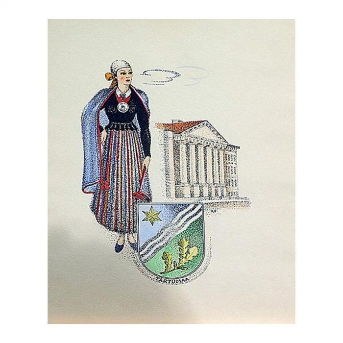 Sööt, Richard (1903-2002) Estonian Folk Costumes and Coats of Arms. (1944) — изображение 8