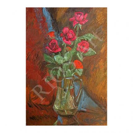 Gailit, Elvi (1931 – 1990). Roosid klaaskannus. (1984)