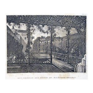 Die Gärten des Chans in Baktschissarai. (1850)