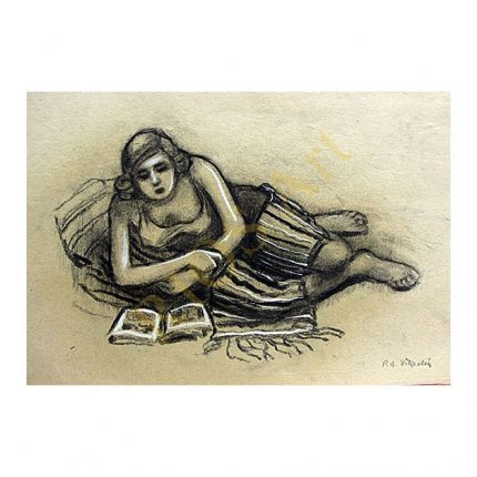 Vihvelin, Arnold (1892 – 1962). Lying Woman. (1940 s)