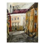 Viilup, Helga (1921 – 2012). Motif from Tallinn Old Town. (1980s)