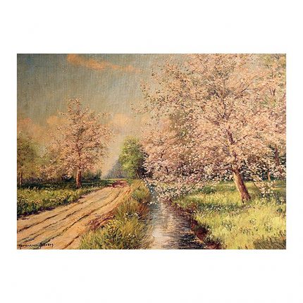 Sievers Hermann (1884 – 1965 ). Spring Landscape. (1930s)