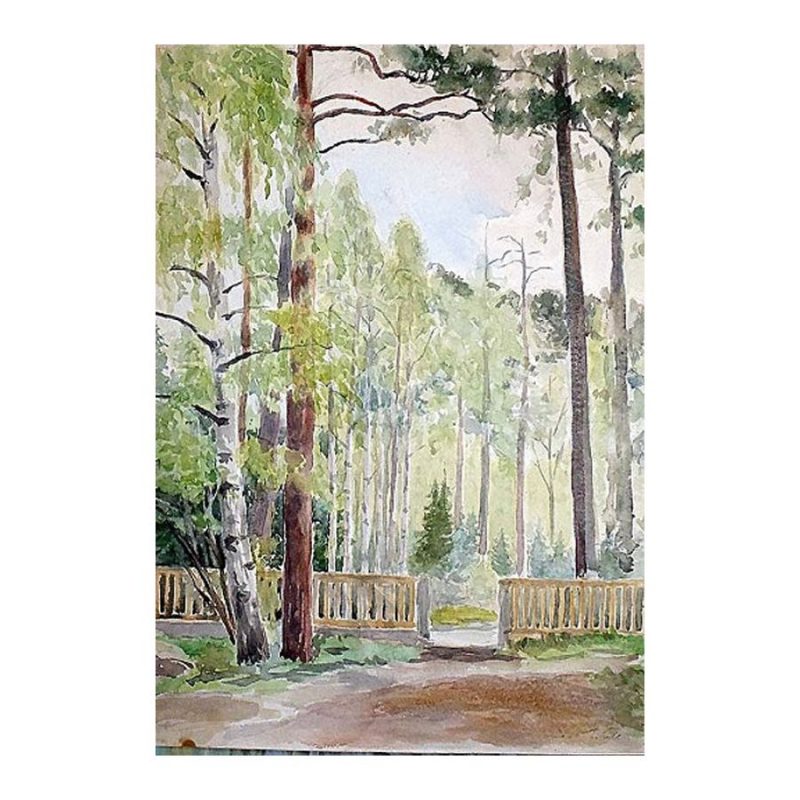 Kulles, Toivo (1918-1984) Spring in Vääna - Jõesuu. (1961).