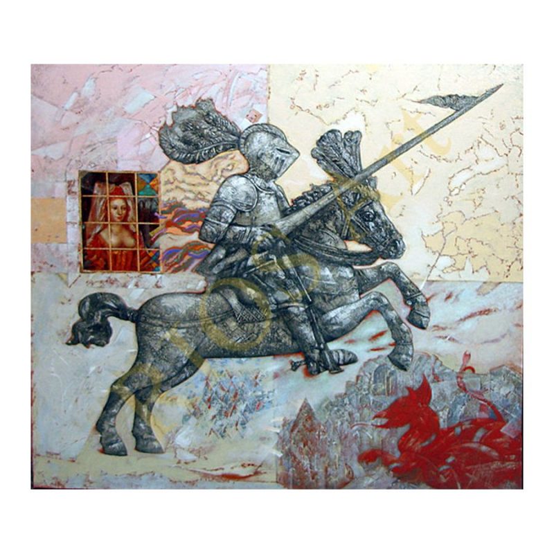 Strahhov, Anatoli (born1946). Stone Knight.II (2014)