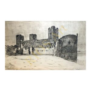 Vihvelin, Arnold Peeter (1892-1962). Rakvere Castle Ruins. (1950s)