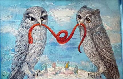 Strahhov, Anatoli (born 1946). Friends. Hunters. (2017)