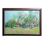 Pavel, Louis (1915 – 1977). Maastik majaga. (1950- nendad)