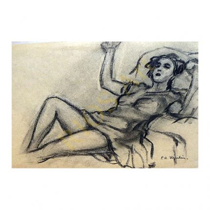 Vihvelin, Arnold (1892 – 1962). Lying Woman. (1940 s)