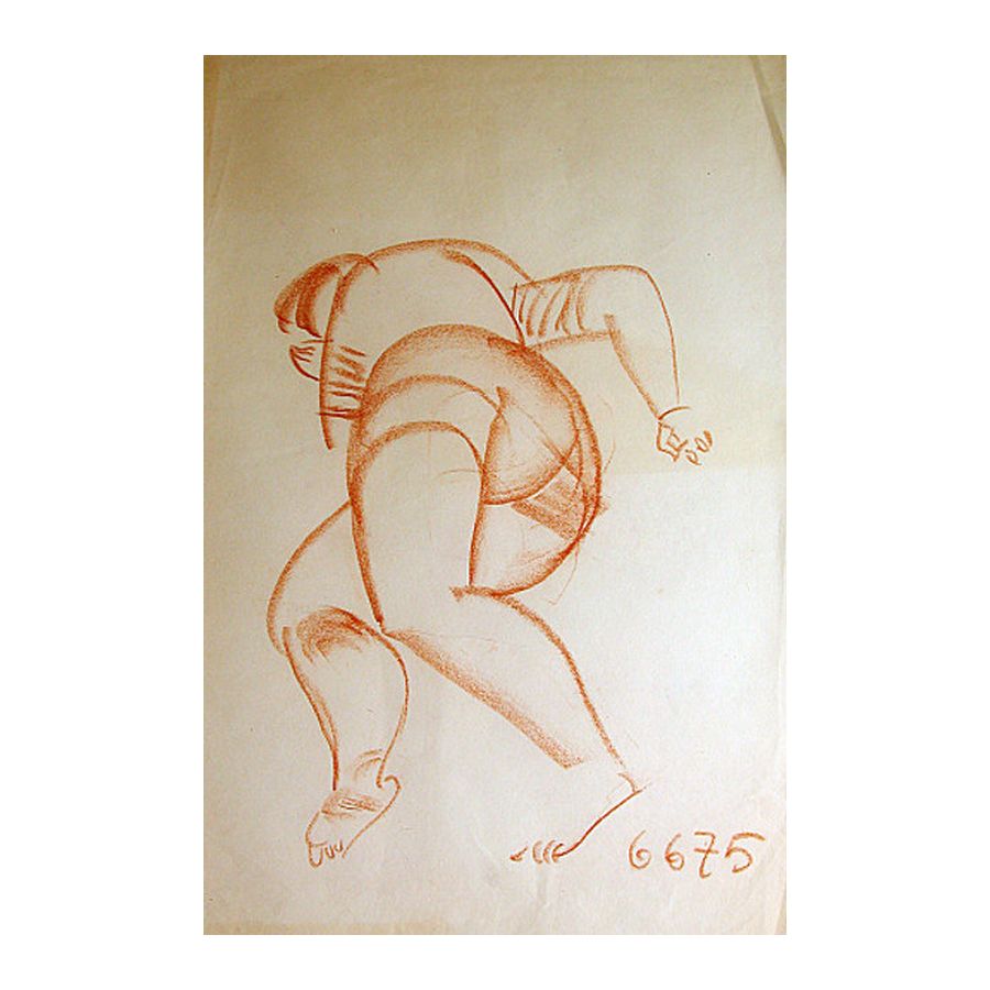 Kaljo, Richard (1914 – 1978). Lying Nude. (1970s)