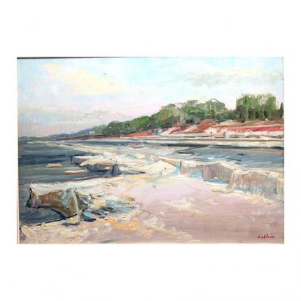 Leškin, Viktor (1914-1998). Clouds above Sea Coast. (1989)