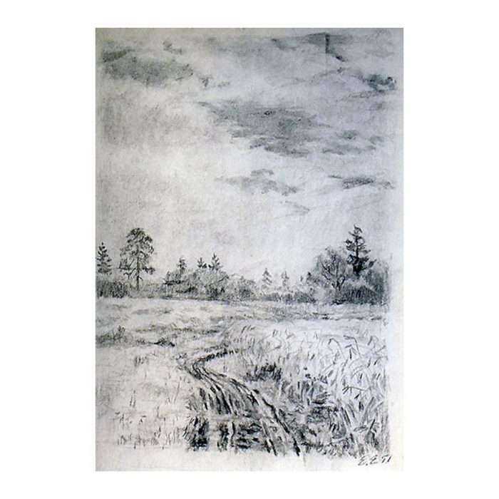 Einmann, Eduard (1913 – 1982). Illustration to J.Liiva's Product. (1951)