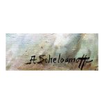 Scheloumoff, Аfanassi (1892 – 1983). Fetching some water. (early 20 th century) – Bild 2