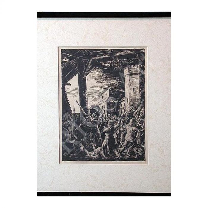 Kollom, Ernst (1908 – 1974). "Murder of Four Estonian Kings in Paide". (1943) – Bild 2