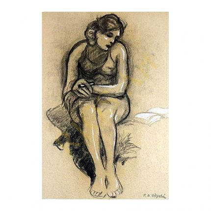 Vihvelin, Arnold (1892 – 1962). Seated Woman. (1940 s)