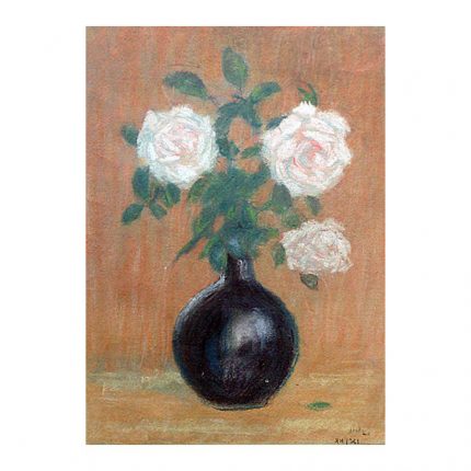 Halliste, Herman (1900-1973). Roses. (1961)