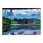 Uiga, Johannes (1918 – 1998). Landskape Pühajär. (1990)