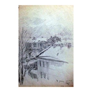 Kulles, Toivo (1918-1984). Tallinn in the Winter. (1958)