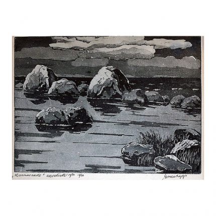 Lepp, Esko (1906-1977). Coastal Landscape. (1970)